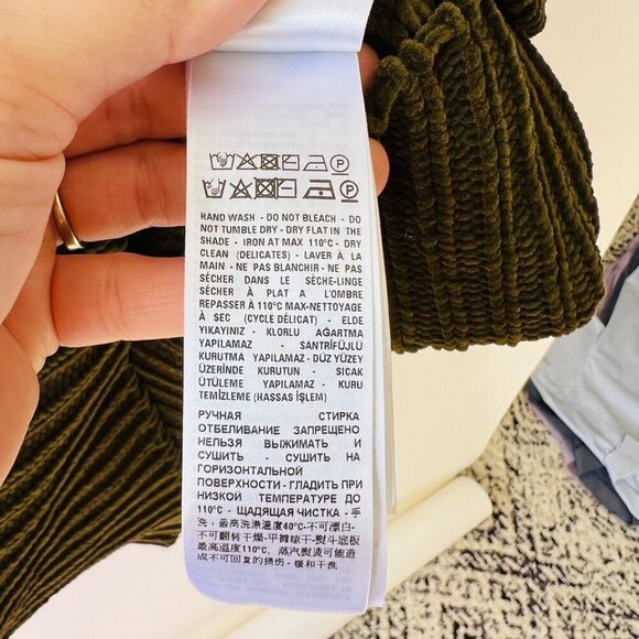 Diesel K-Moreno oversized Men Cardigan, Size L - Picture 8 of 9